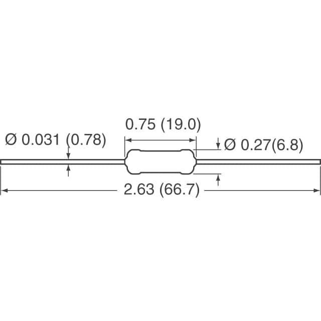 VR68000003305JAC00 Vishay Beyschlag/Draloric/BC Components  Resistencias de orificio pasante